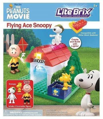 Lite Brix The Peanuts Movie Flying Ace Snoopy