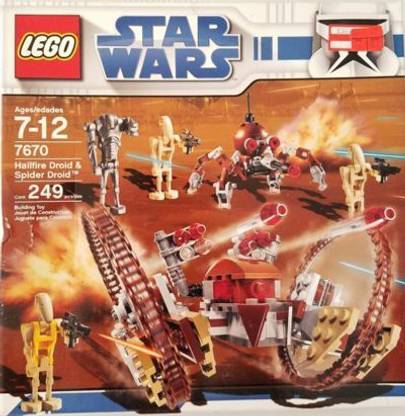 LEGO 7670 - Star Wars: Hailfire Droid And Spider Droid