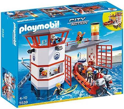 Playmobil Coast Guard Station With Lighthouse Play Set (Discontinued By Manufacturer)