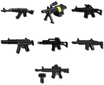 Genrc Custom Modern Warfare Weapons Pack Designed For Lego Minifigures