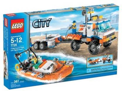 LEGO City Coast Guard Truck With Speed Boat