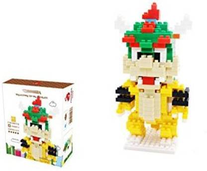 Genrc Chakra Game Super Mario Small Bowser Small Bowser Diy Diamond Mini Building Nano Block Toy(400)