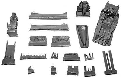 Avionix F-16A Mlu Resin Cockpit Set