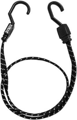 Rynox gears Gripper Reflective Bungee Strap (Black) Bungee Cord