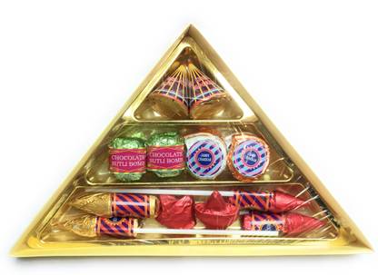 Rich'U Chocolates Diwali Crackers Shape Chocolate Gift Box Bars