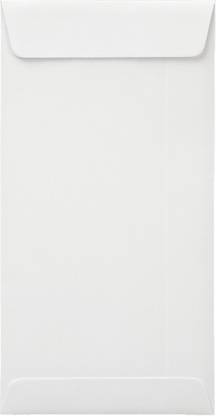 Swastikco Letter Size White Envelopes 80 GSM 10x4.5 for Courier, Secure Mailing, Cheque, Corporate, Mailing Documents - 250 Pieces Envelopes