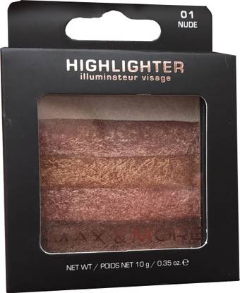 Max & More Shimmer brick highlighter 01 Nude Highlighter