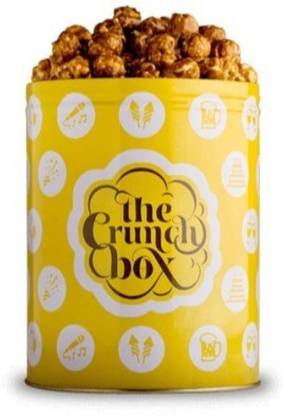 THE CRUNCH BOX Warm Caramel Crunch Popcorn Large Box Pack of 2 -520 Gms Popcorn