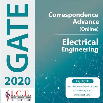 ICE GATE Electrical Engineering 2020 Exam Preparation Course (Online Lectures + Theory Books + Test Series) Correspondence Program Advanced