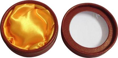 AUMNI CRAFTS Cardboard Bracelet & Bangle box [For Gift Packing] 8.5x3.8cm Round Red (Pack of 3 pieces) Cardboard Bracelet & Bangle Box Vanity Box