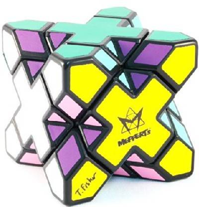 Meffert'S Skewb Xtreme Black 10 Colors Version Puzzle Cube Meffert Twisty New