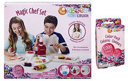 Orbeez Crush Magic Chef Set PLUS Refill Pack - Super Fine Crush