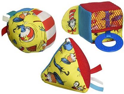 Manhattan Toy Dr. Seuss Cat In The Hat Shape Set Baby Activity