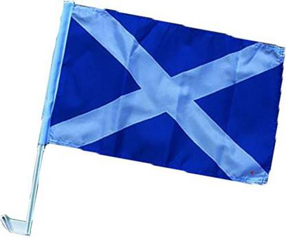 Genrc Scottish Car Flag Saltire Design Car Flag Slatire Design Scottish Flag