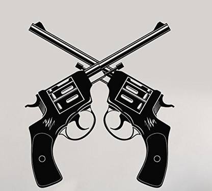 Genrc Gun Shop Revolver Weapons Shooting Range Wax Seal Stamp