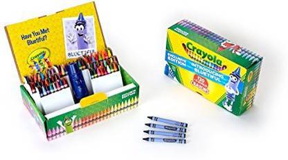 CRAYOLA 124 count Crayons with Bluetiful