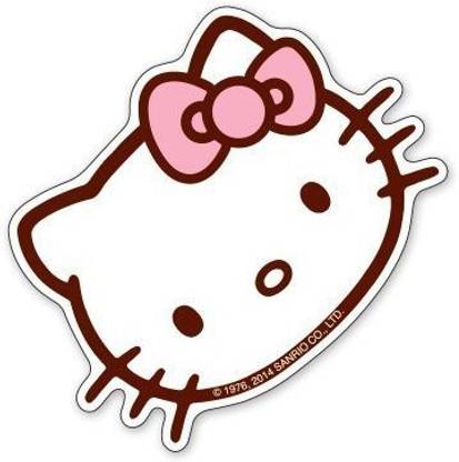 Smilemakers Hello Kitty Shaped Stickers 50 Per Pack