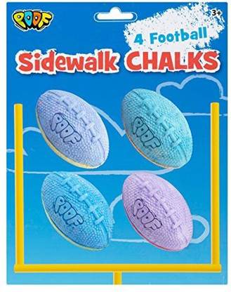 Poof Football And Flower Chalk Assortment