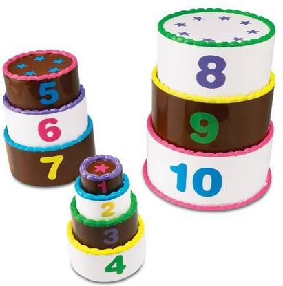 LEARNING RESOURCES Smart Snacks Stack & Count Layer Cake