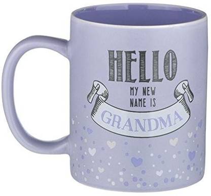 Grasslands Road " Hello My New Name Is Grandma" Mug