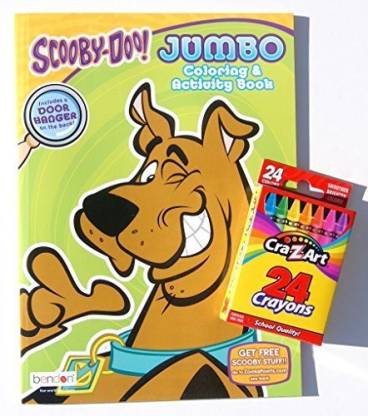 Genrc Scooby-Doo Coloring And Activity Book With Cra-Z-Art Crayons