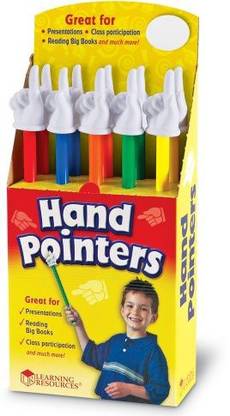 LEARNING RESOURCES Hand Pointers (Set Of 10), Assorted