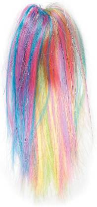 WeGlow International Rainbow Ponytail Hair Extensions, 2 Extensions