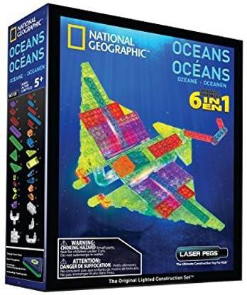 Laser Pegs National Geographic Oceans Building Kit