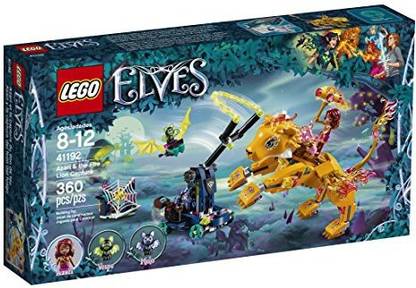 LEGO Elves Azari & The Fire Lion Capture 41192 Building Kit (360 Piece)