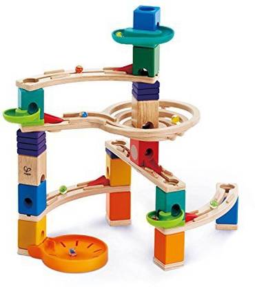 Genrc Hape Quadrilla Cliffhanger Marble Run Learning Development Toys, Multicolor