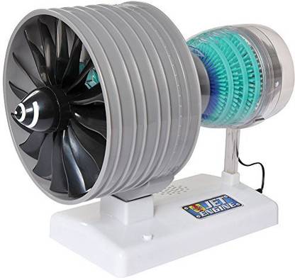 Genrc 2 Spool Turbofan Jet Engine Model - Fully Functional W/ Diagram Instructions