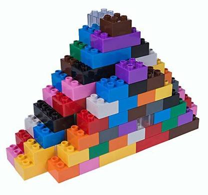 Strictly Briks Classic Big Briks, Building Brick Set, 108 Pieces 2 Large Block Sizes 100% Compatible With All Major Brands, 12 Fun Colors