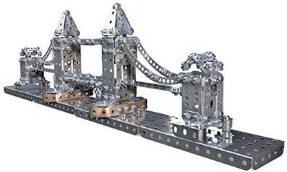 Meccano Tower Bridge Model Building Set, 742 Pieces, For Ages 10+, Stem Construction Education Toy