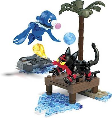 मेगा कंस्ट्रक्स Pokemon Litten Vs. Popplio Building Set