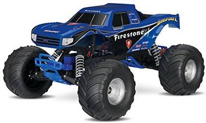 TRAXXAS Bigfoot: 1/10 Scale Ready-To-Race Monster Truck With Tq 2.4Ghz Radio System, Blue