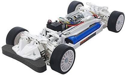 Genrc Tamiya 1/10 Tt-02 Chassis White Special 4Wd Kit