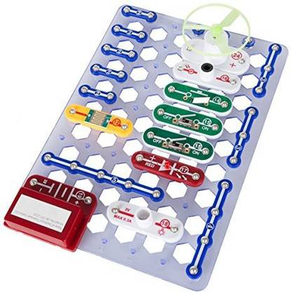 Hey Play Hey! Play!!! Kids Circuit Board Building Kit-Electronic Stem Toy With Snap Wire Configurations, Buzzer, More For Learning Scienc
