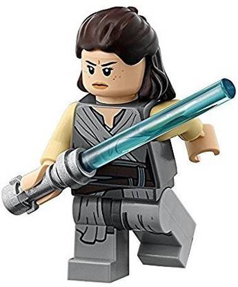 LEGO Star Wars Last Jedi Minifigure - Rey With Lightsaber (75189)