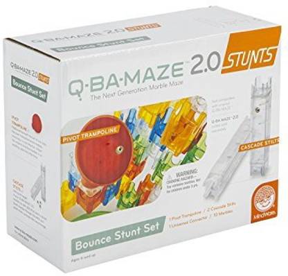 Mindware Q-Ba-Maze 2.0 Bounce Stunt Set