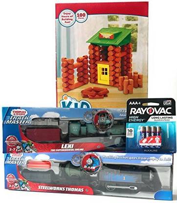 Multiple Thomas & Friends Fisher-Price Toys, 1 Trackmaster, Lexi, 1 Steelworks Thomas, And 1 Wood Logs Building Set.