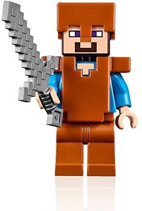 LEGO Minecraft Minifigure - Steve (W/ Copper Armor & Helmet) 21132