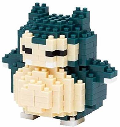 Genrc Wise Hawk Mini Blocks Pokemon Nano Block 221 Piece Building Sets - Snorlax