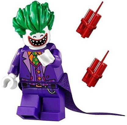 LEGO The Batman Movie Limited Edition Minifigure - Joker With Wide Grin Open Smile Dynamite (211702)