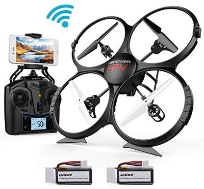 DB Power Wifi Fpv Version U818A Drone With 720P Hd Camera Headless Mode Quadcopter With 2 Batteries Long Flying Time Drone For Beginners