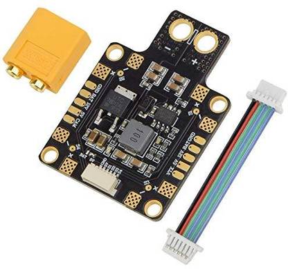 HOBBYMATE Xt60 Pdb Power Distribution Board - Support 3-6S Input, 5V/12V Output Support The Lc Filter 3030Mm Mount