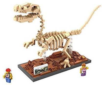 Genrc Loz Blocks Dinosaur Velociraptor Diamond Building Nanoblocks Toy For Kid And Adults 3D Puzzle Set With Optional Box Children'S E