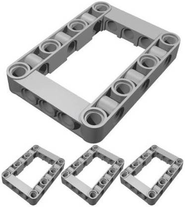 LEGO Technic New 4 Pcs Chassis Frame Liftarm Beam Studless 5X7 Part ...