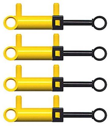 LEGO Technic 4 Pcs New Yellow Mini Pneumatic Piston Cylinders Air Pressure Pump Pack Lot Set Switch Hose Small Little Robot Robotics