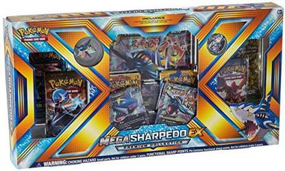 Genrc Pokemon Tcg: Premium Collection Box, Either Mega Camerupt-Ex Or Mega Sharpedo-Ex