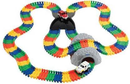 Kidoozie Build-A-Road X-Track, Mentally Stimulating And Employs Tactile Engagement, Fully Customizable, For Ages 3 And Up